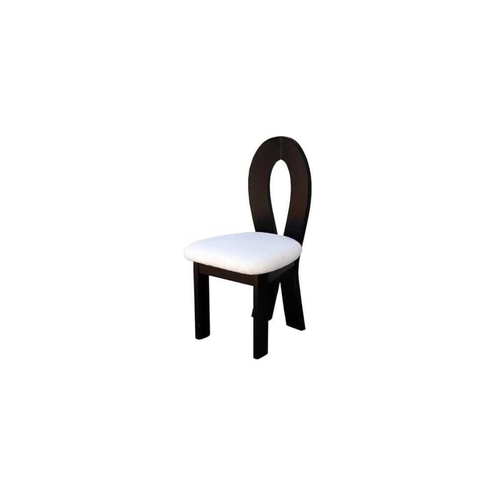 Dining Chair Portable Comfortable Backrest Seat Chair Cafe Dressing Table Office Design Furniture(E)