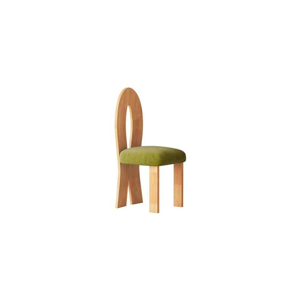 Dining Chair Portable Comfortable Backrest Seat Chair Cafe Dressing Table Office Design Furniture(E)