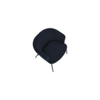Creative Co-Op Bowery Boucle Upholstered Accent Arm Chair, Dark Blue