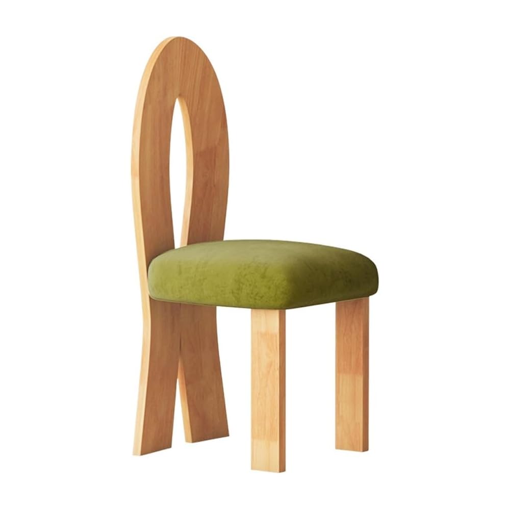 Dining Chair Portable Comfortable Backrest Seat Chair Cafe Dressing Table Office Design Furniture(E)