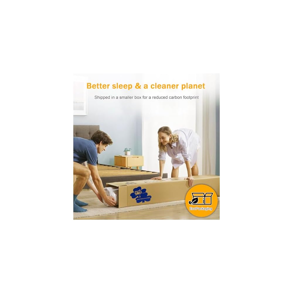 Twin Mattress in a Small Box with Medium-Firm Memory Foam